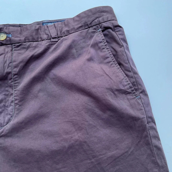 Vineyard Vines Breaker Shorts 7 Inch Inseam Brown Chino Size 40 NEW - Picture 2 of 6